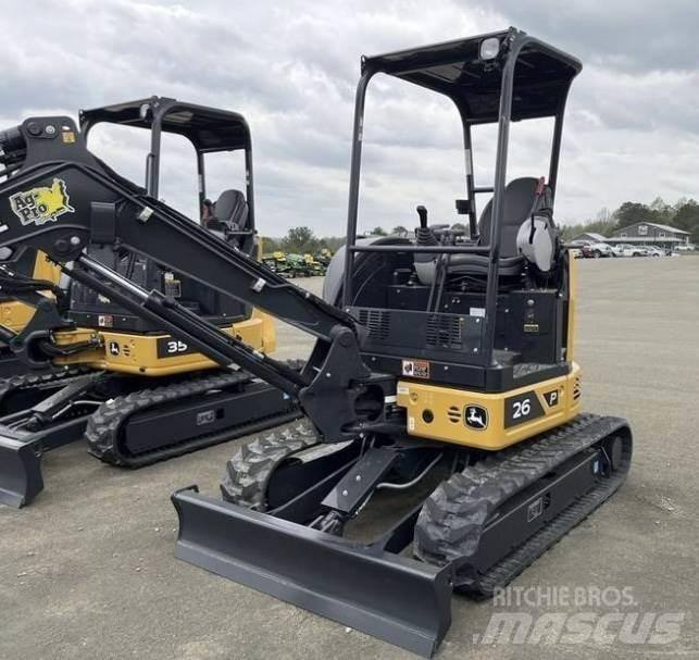 John Deere 26 P Mini ekskavatori < 7 t