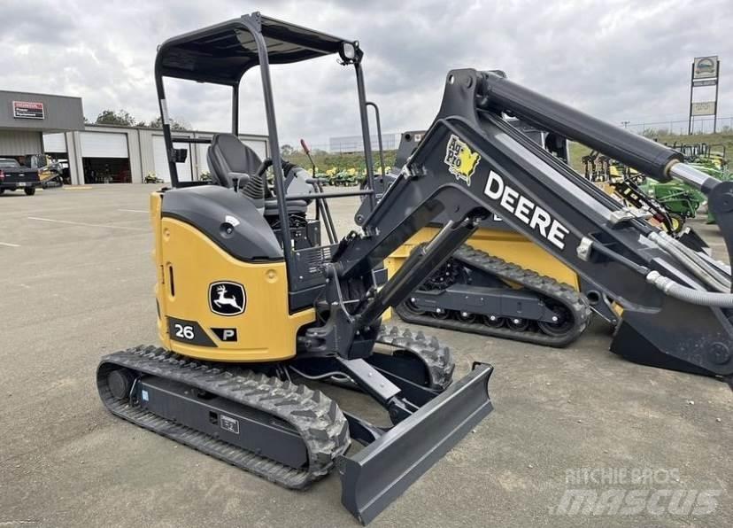 John Deere 26 P Mini ekskavatori < 7 t