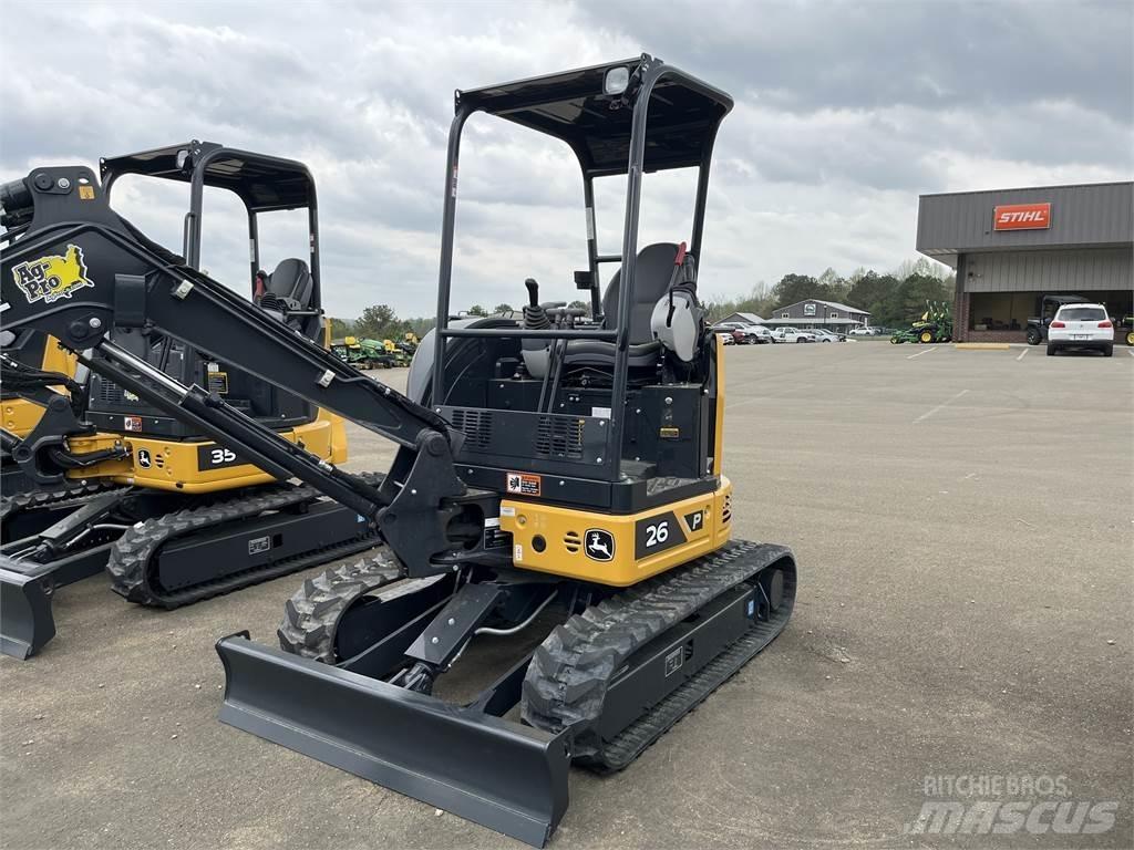 John Deere 26 P Mini ekskavatori < 7 t