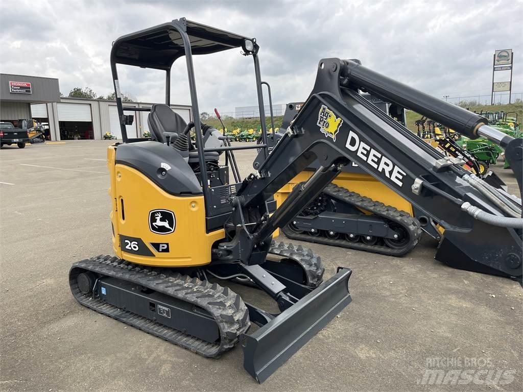 John Deere 26 P Mini ekskavatori < 7 t
