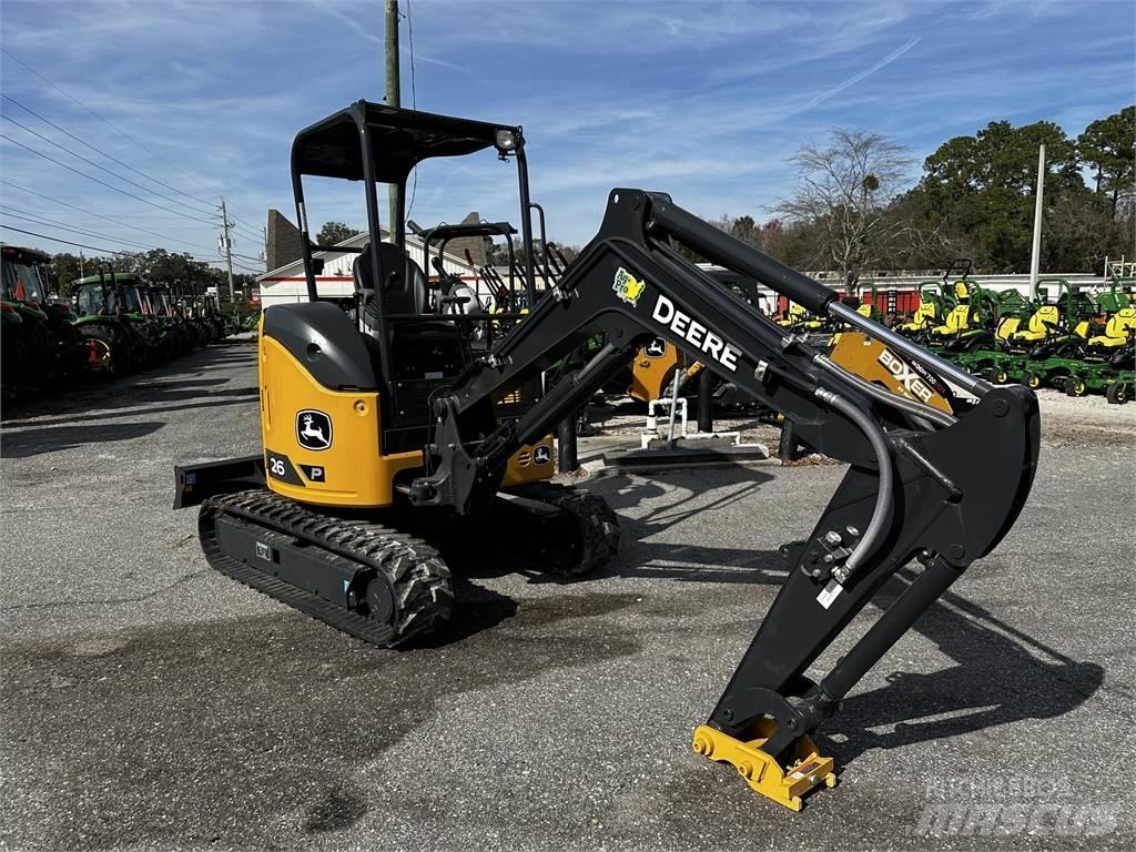 John Deere 26 P Mini ekskavatori < 7 t