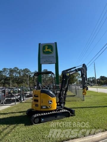 John Deere 26 P Mini ekskavatori < 7 t