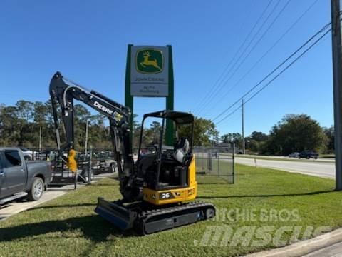John Deere 26 P Mini ekskavatori < 7 t