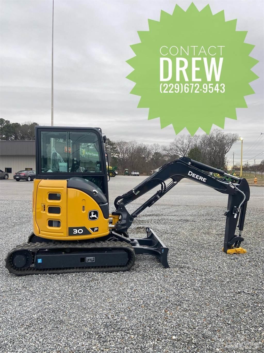 John Deere 30 P Mini ekskavatori < 7 t