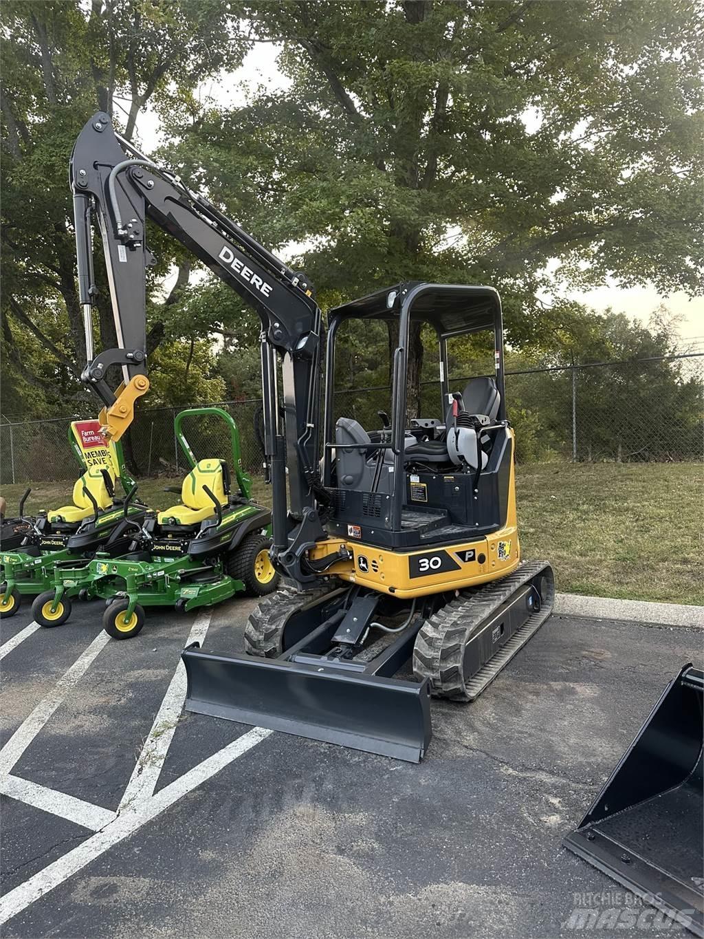 John Deere 30 P Mini ekskavatori < 7 t