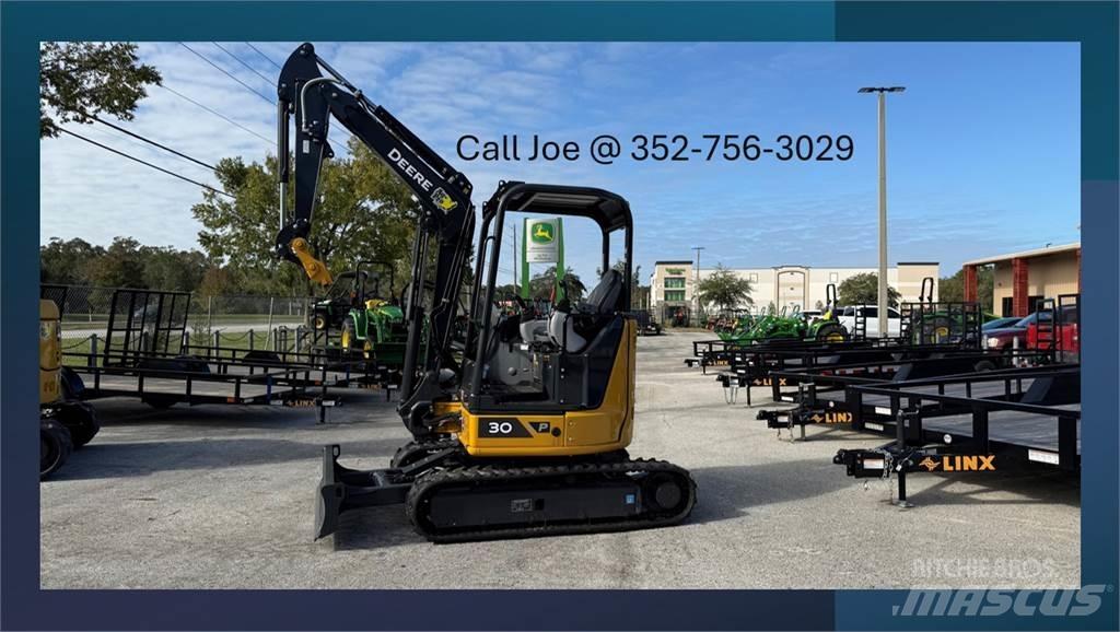 John Deere 30 P Mini ekskavatori < 7 t