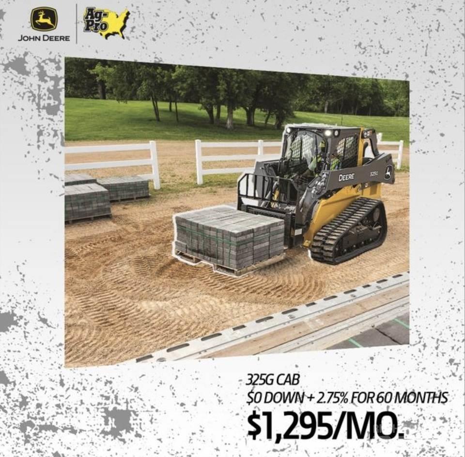 John Deere 325G Mini iekrāvēji