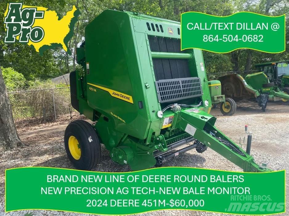 John Deere 451M Rituļu preses