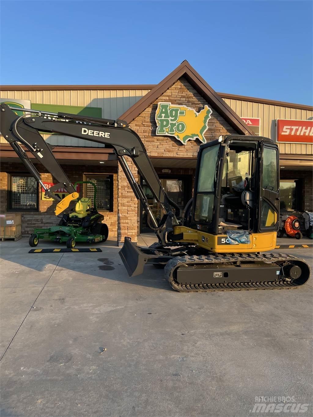 John Deere 50 P Mini ekskavatori < 7 t