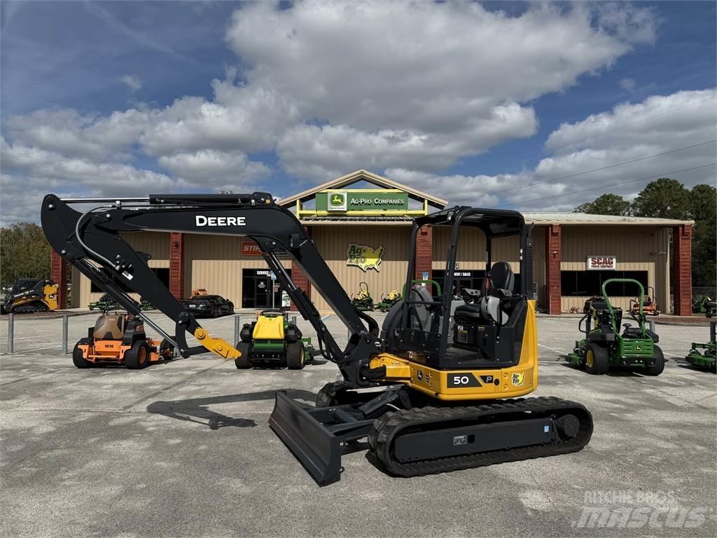 John Deere 50 P Mini ekskavatori < 7 t