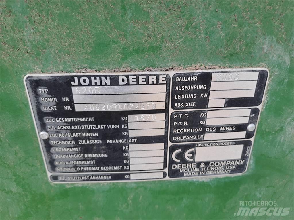 John Deere 620R Ražas novākšanas kombainu papildaprīkojums