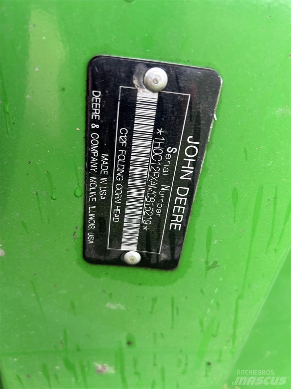 John Deere C12F Ražas novākšanas kombainu papildaprīkojums