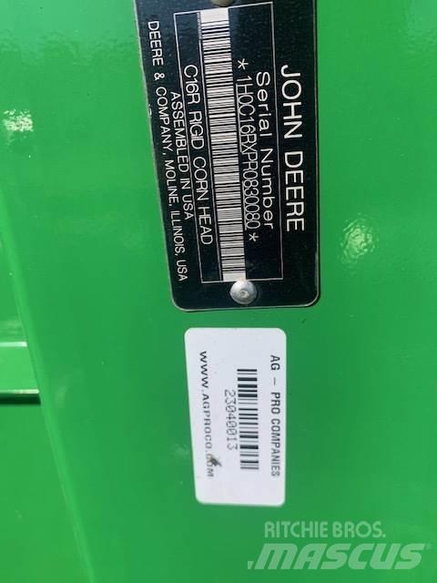 John Deere C16R Ražas novākšanas kombainu papildaprīkojums