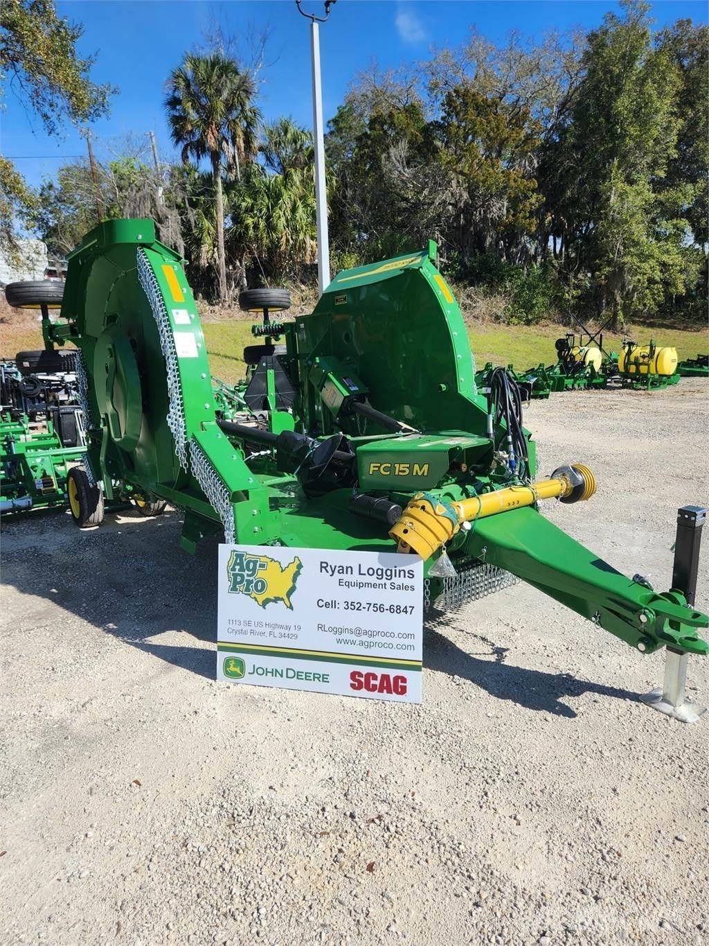 John Deere FC15M Ķīpu smalcinātāji, griezēji un attinēji