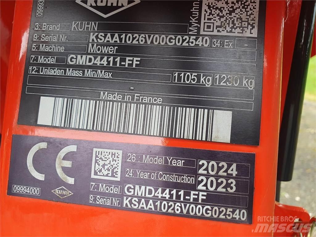 Kuhn GMD 4411 Pļaujmašīnas ar kondicionieri