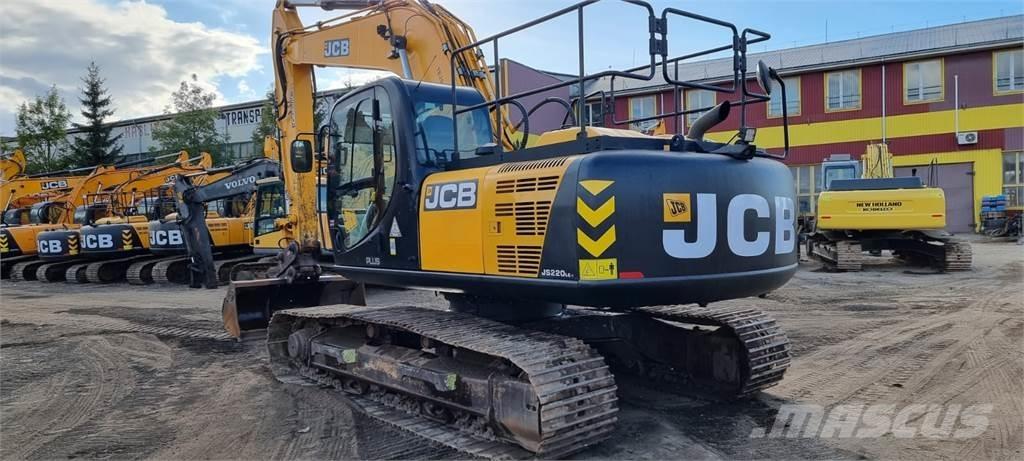 JCB JS220LC Plus + Kāpurķēžu ekskavatori