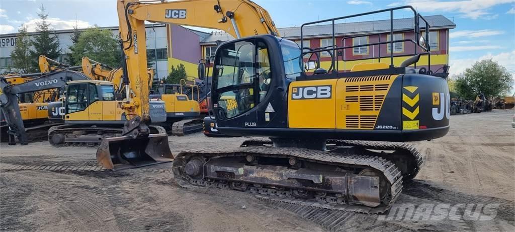 JCB JS220LC Plus + Kāpurķēžu ekskavatori