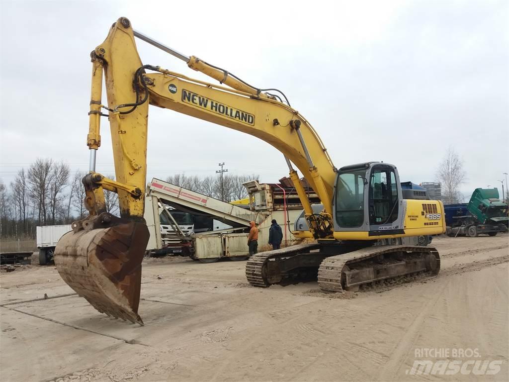 New Holland E385 Kāpurķēžu ekskavatori