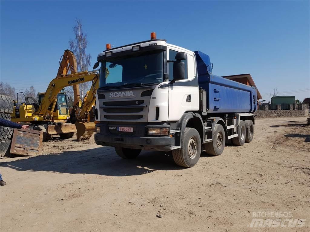 Scania G480 8x4 Kravas automašinas konteineru vedeji