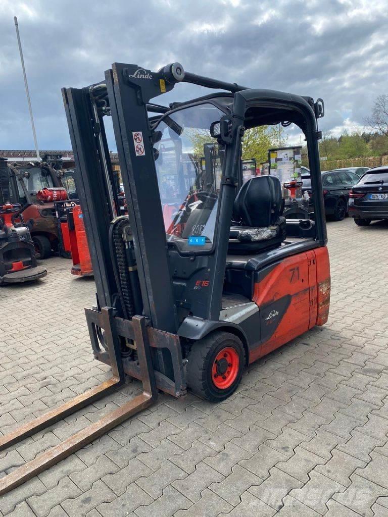 Linde E 16-02 Elektriskie iekrāvēji