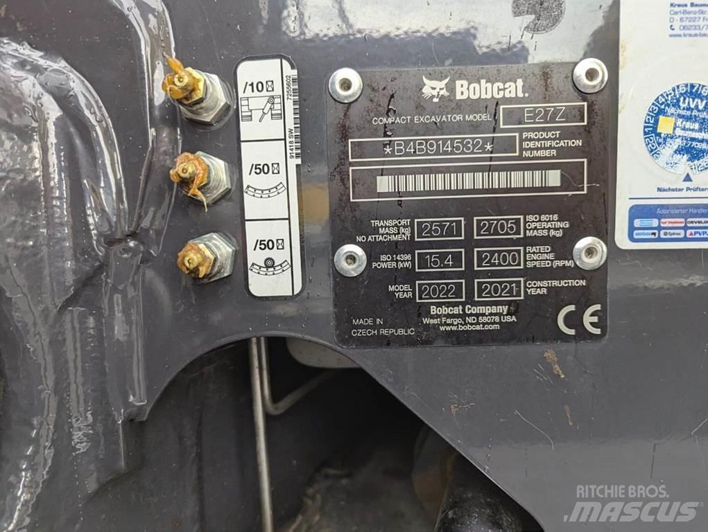 Bobcat E 27z Mini ekskavatori < 7 t
