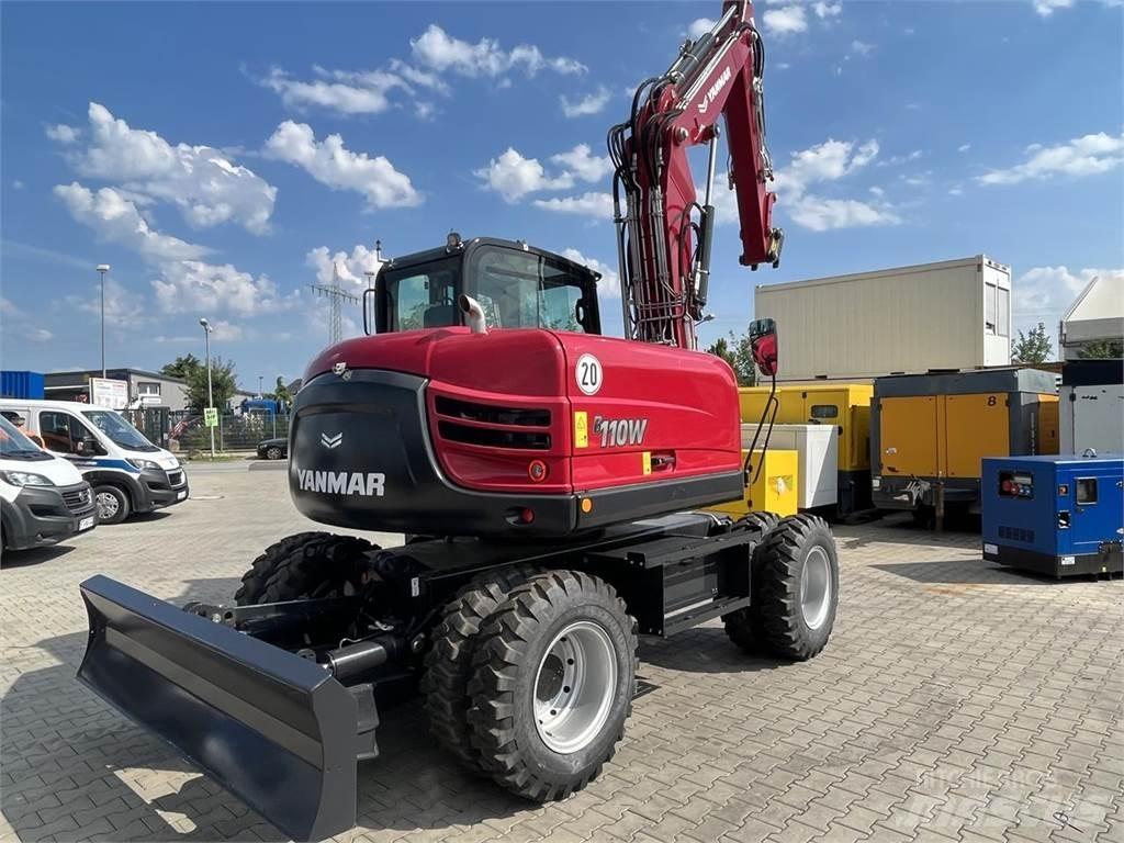 Yanmar B110W Ekskavatori uz riteņiem