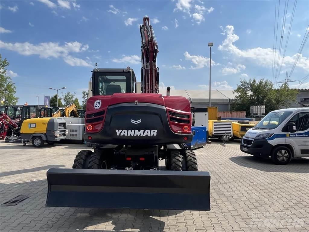 Yanmar B110W Ekskavatori uz riteņiem