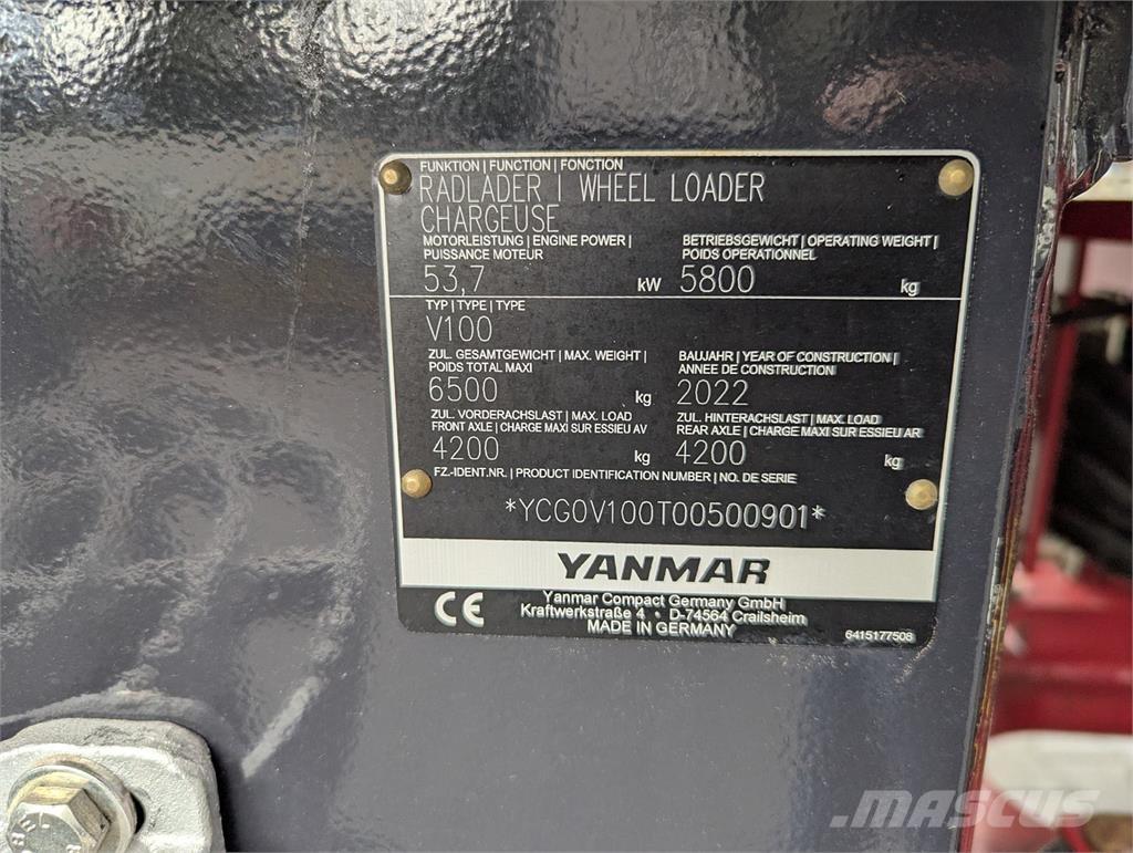 Yanmar V100 Iekrāvēji uz riteņiem