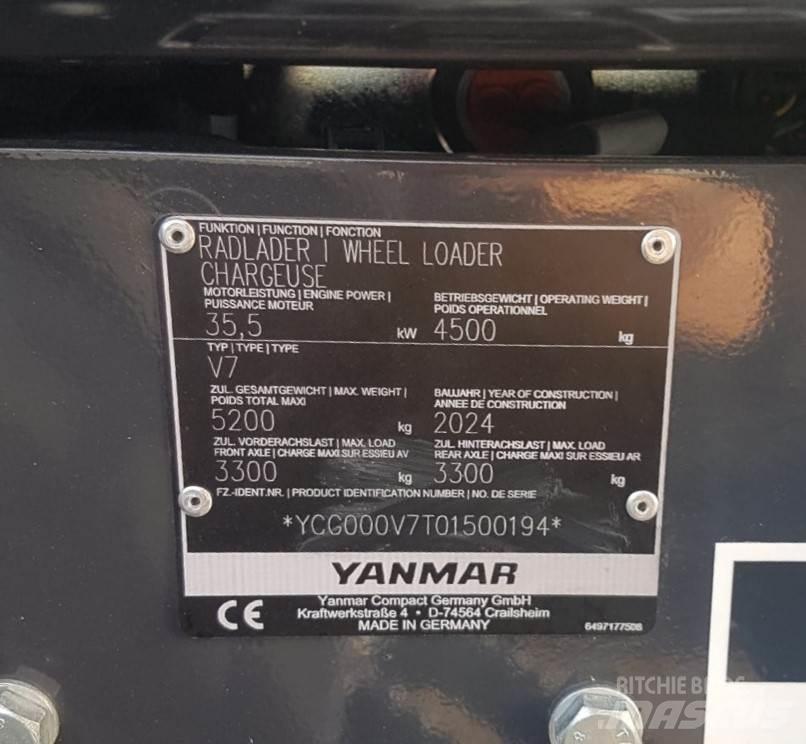 Yanmar V7 HW Iekrāvēji uz riteņiem