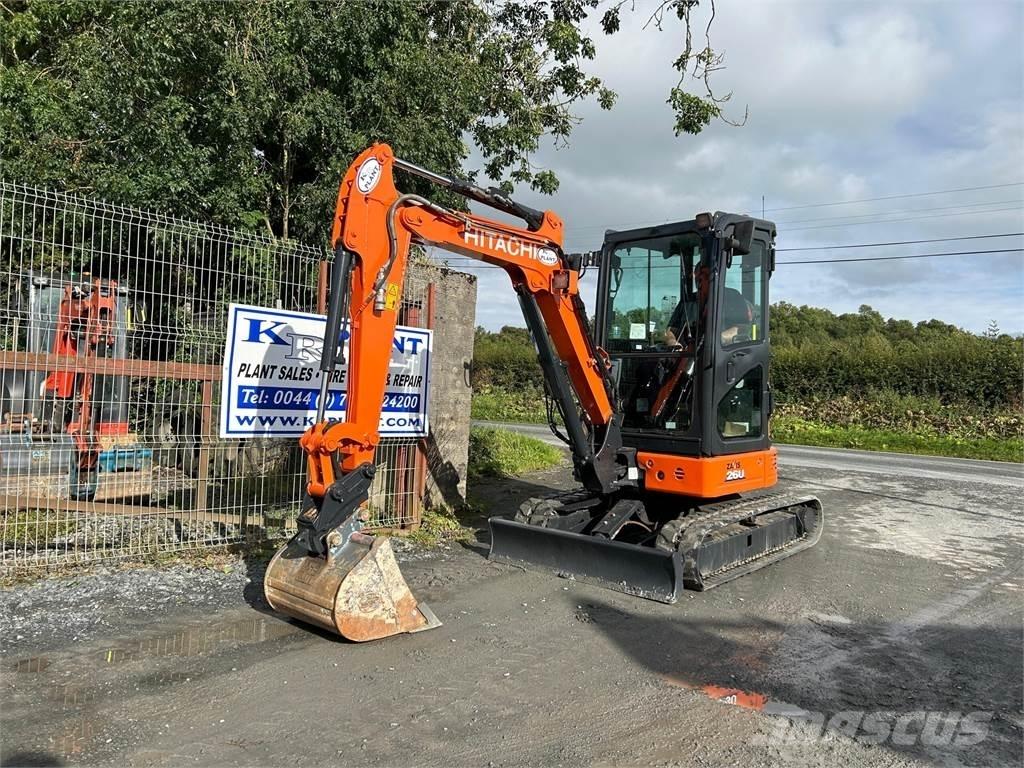 Hitachi 2019 ZX26U-6 Kāpurķēžu ekskavatori