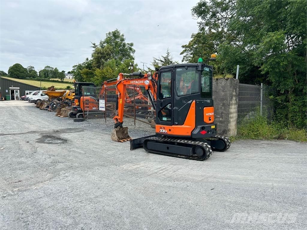Hitachi Zx33U-5 Kāpurķēžu ekskavatori