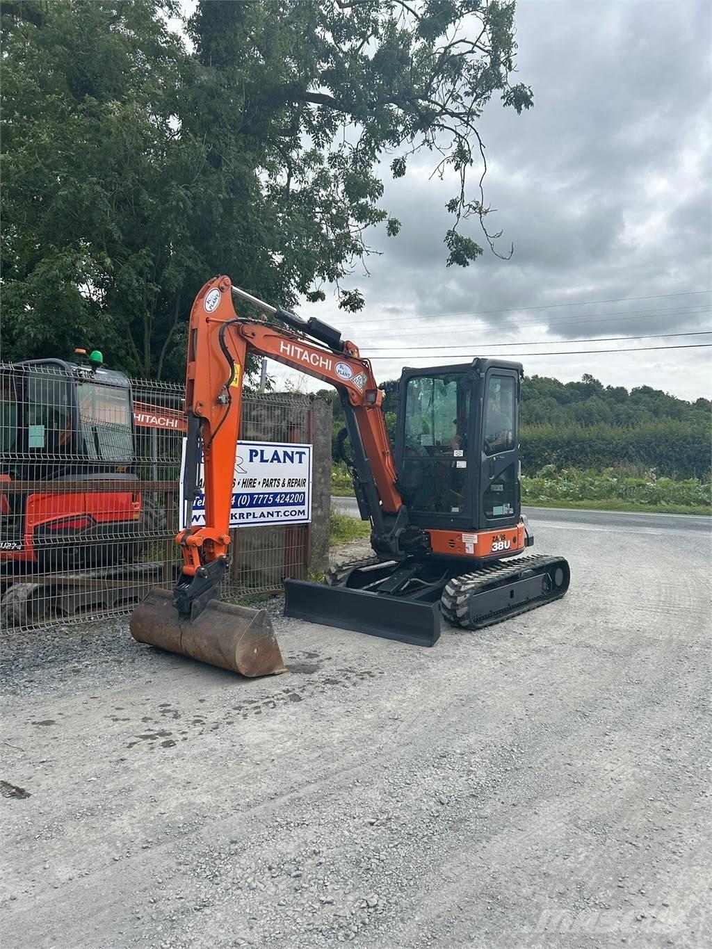 Hitachi ZX38U-6 Kāpurķēžu ekskavatori