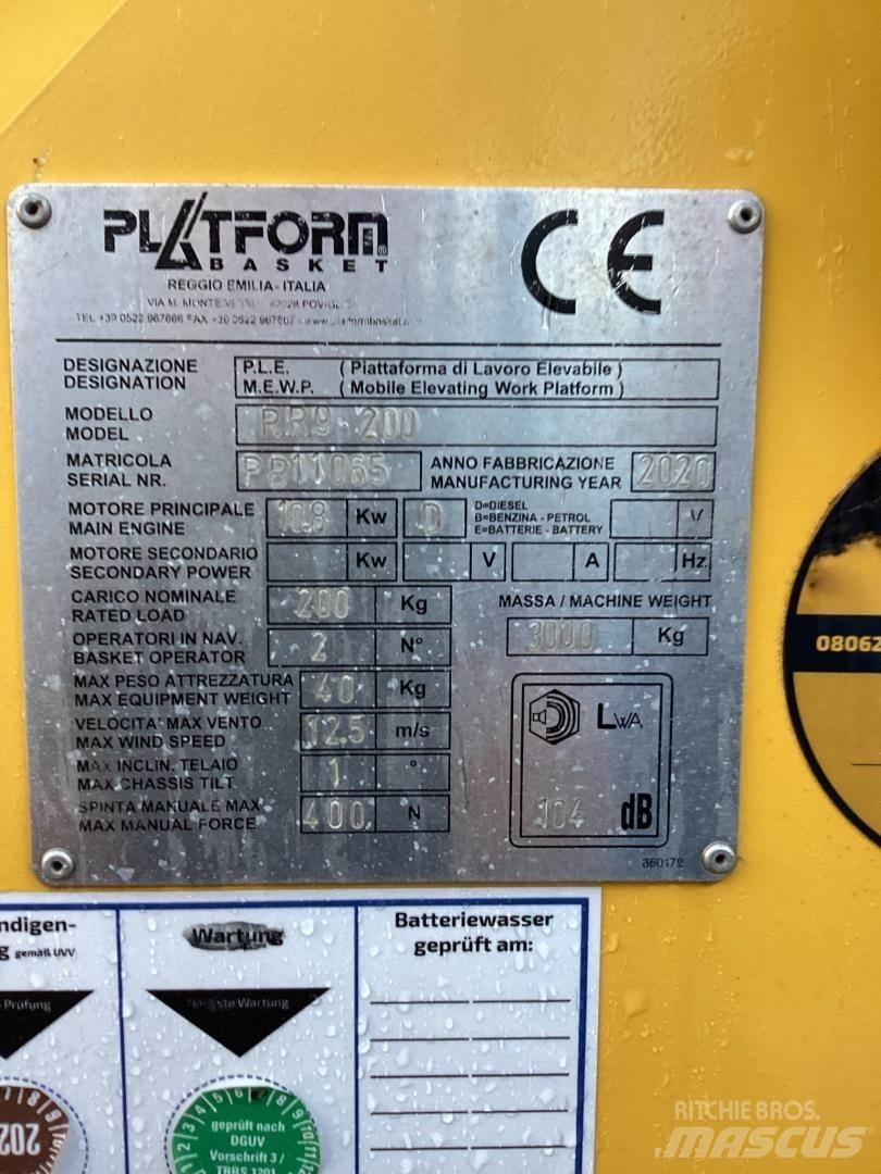 Platform Basket RR9-200 Iekraušanas tehnika- Citi