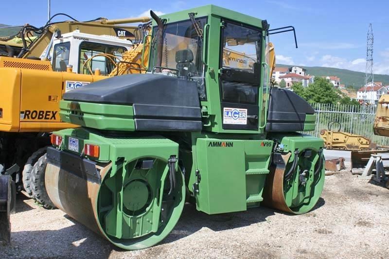 Ammann AV95 Divvalču grunts veltņi