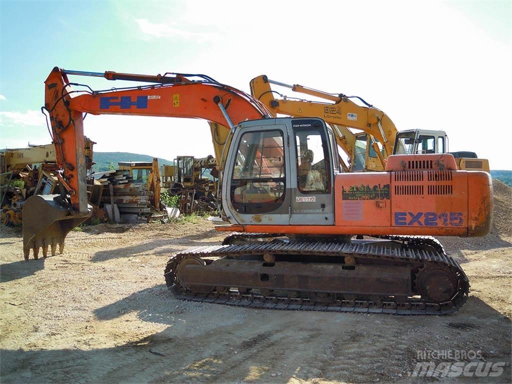 Fiat-Hitachi EX215 Kāpurķēžu ekskavatori