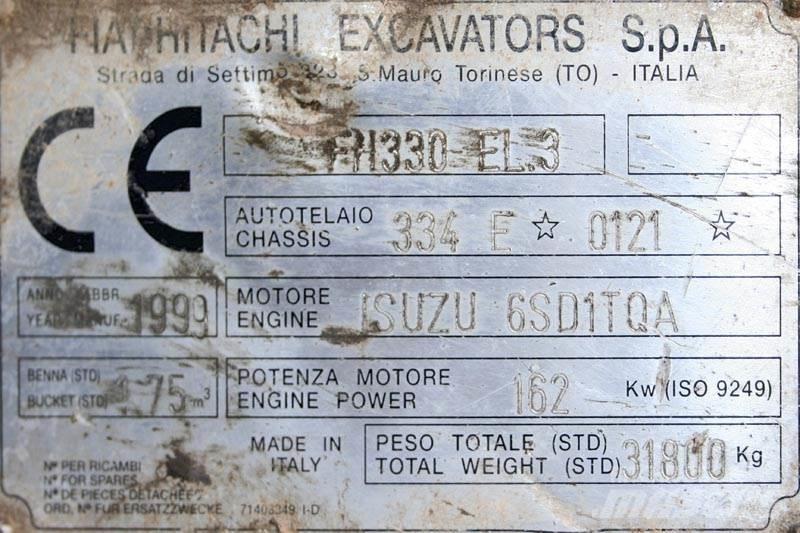 Fiat-Hitachi FH330 EL.3 Citas sastāvdaļas
