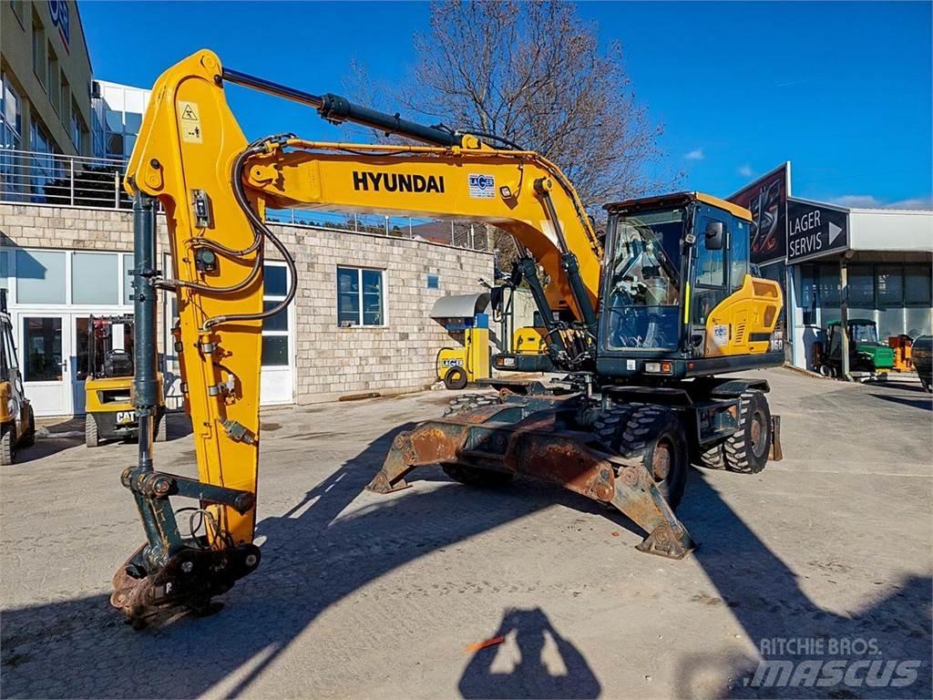 Hyundai HW160 Ekskavatori uz riteņiem