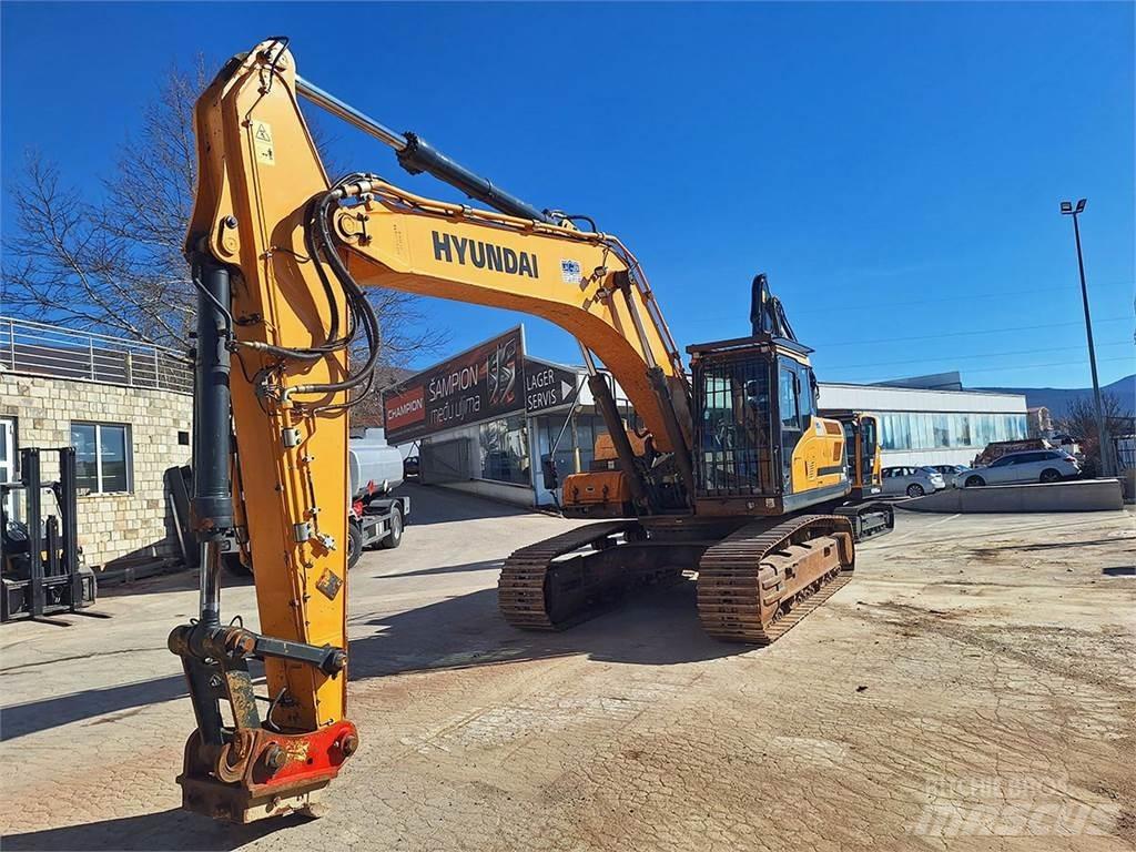 Hyundai HX300NL Kāpurķēžu ekskavatori