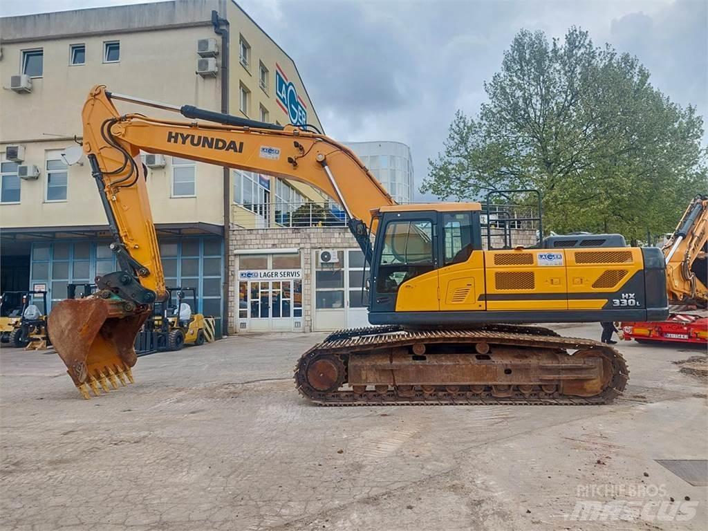 Hyundai HX330L Kāpurķēžu ekskavatori