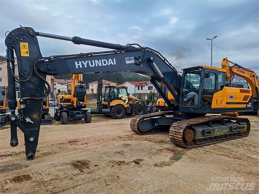 Hyundai HX350L Kāpurķēžu ekskavatori