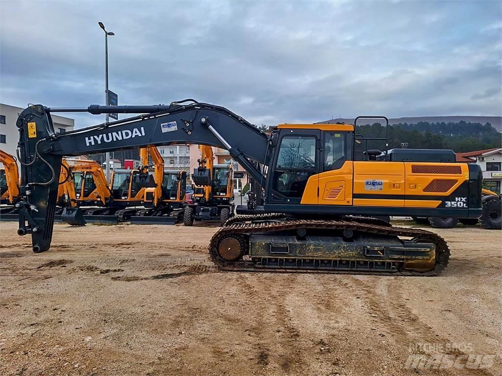 Hyundai HX350L Kāpurķēžu ekskavatori