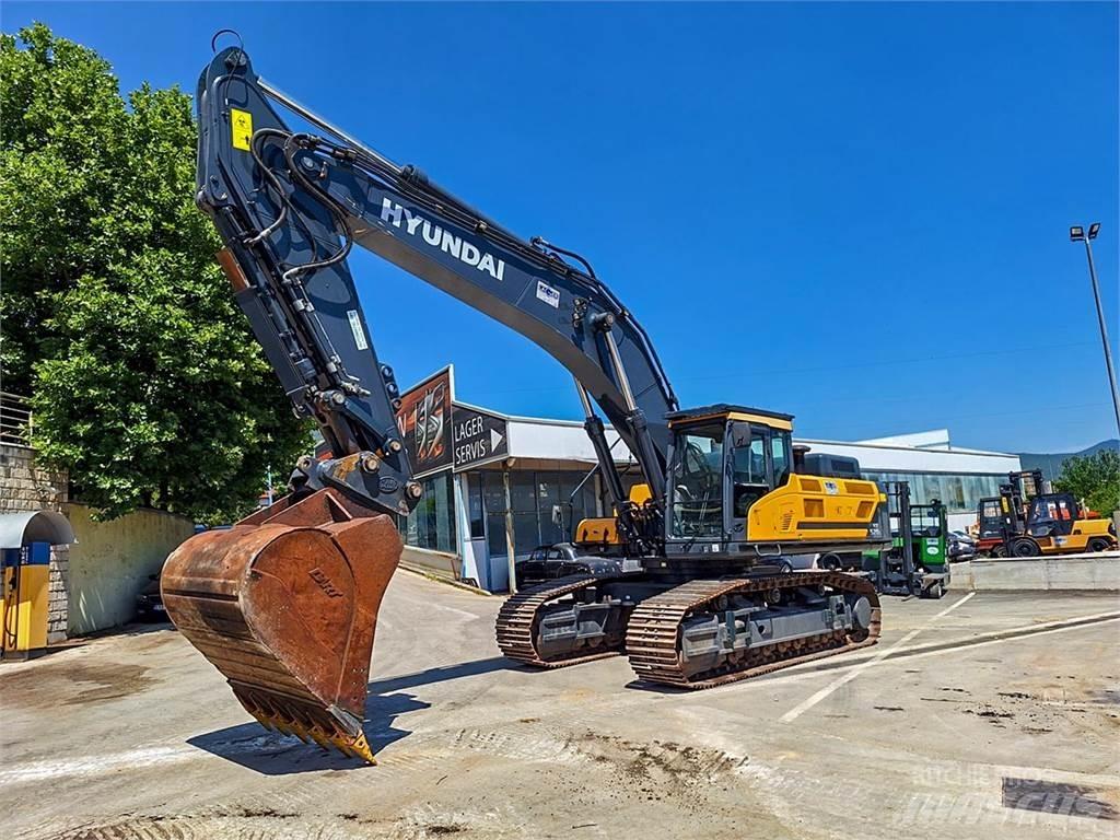 Hyundai HX520L Kāpurķēžu ekskavatori