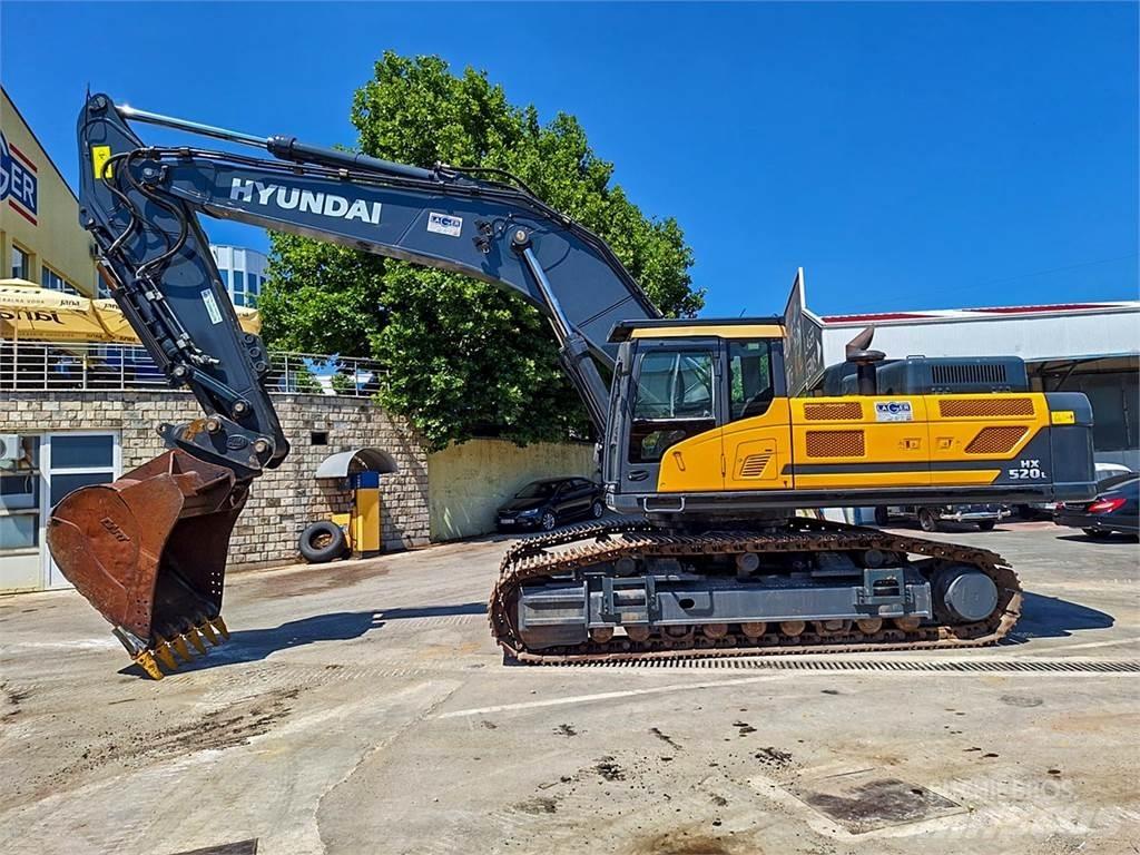 Hyundai HX520L Kāpurķēžu ekskavatori
