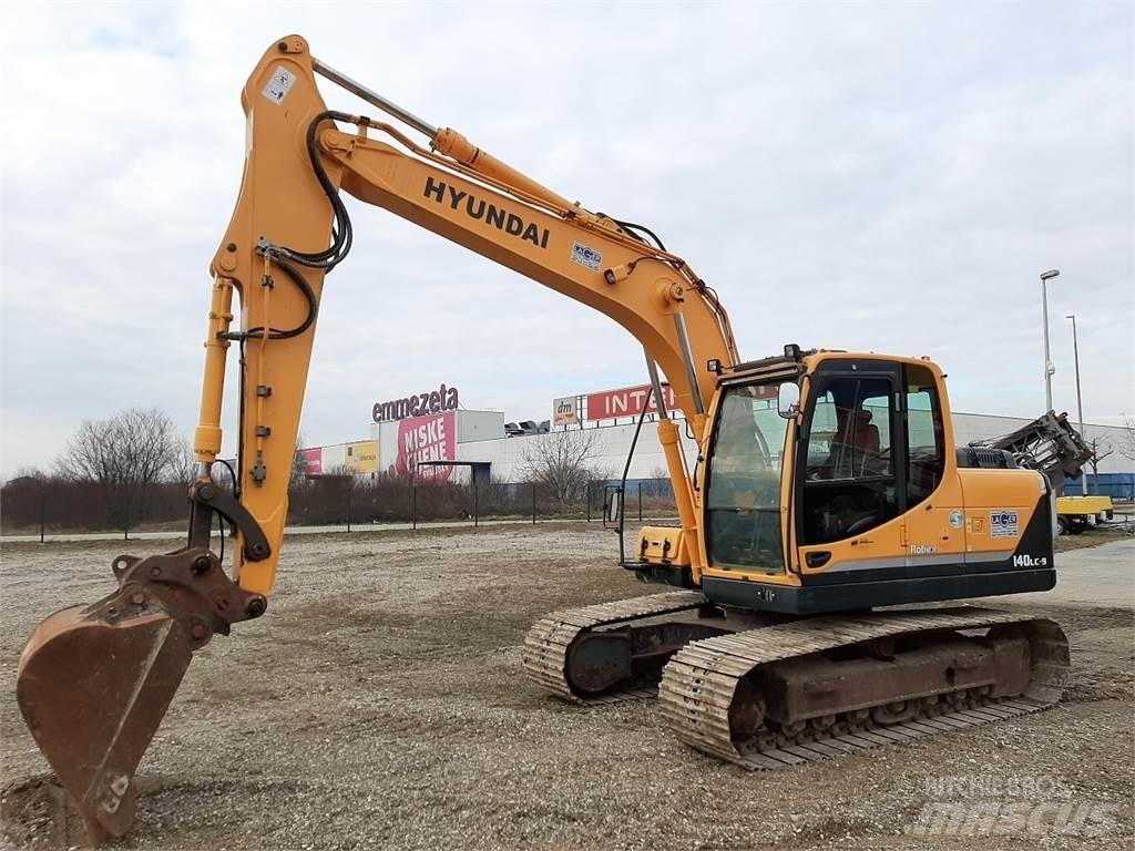 Hyundai R140LC-9 Kāpurķēžu ekskavatori