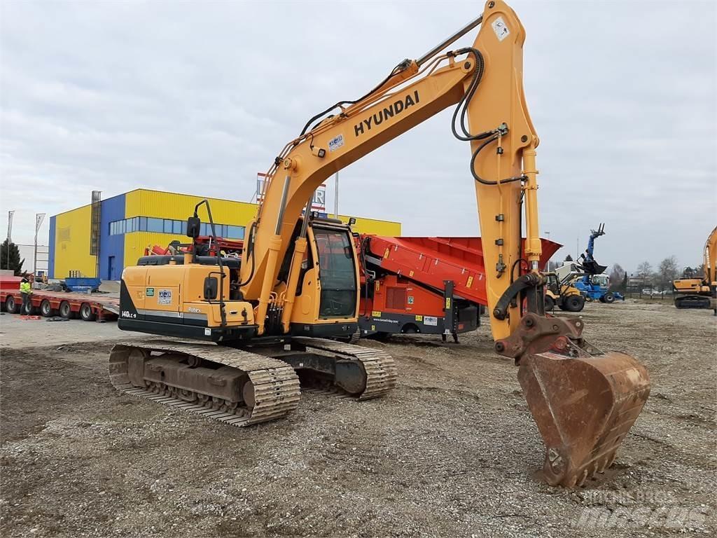 Hyundai R140LC-9 Kāpurķēžu ekskavatori