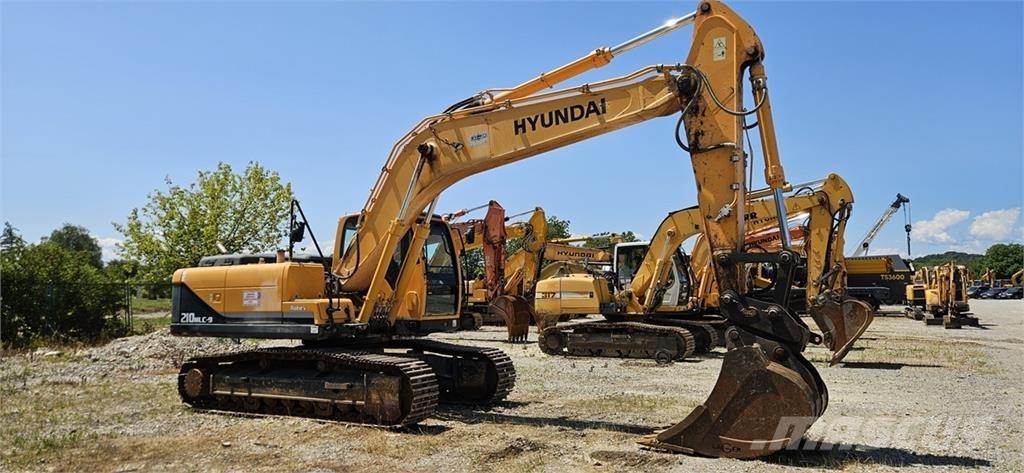Hyundai R210NLC-9 Kāpurķēžu ekskavatori