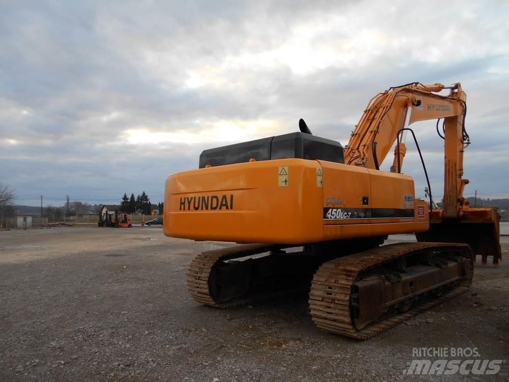 Hyundai R450LC-7 Kāpurķēžu ekskavatori