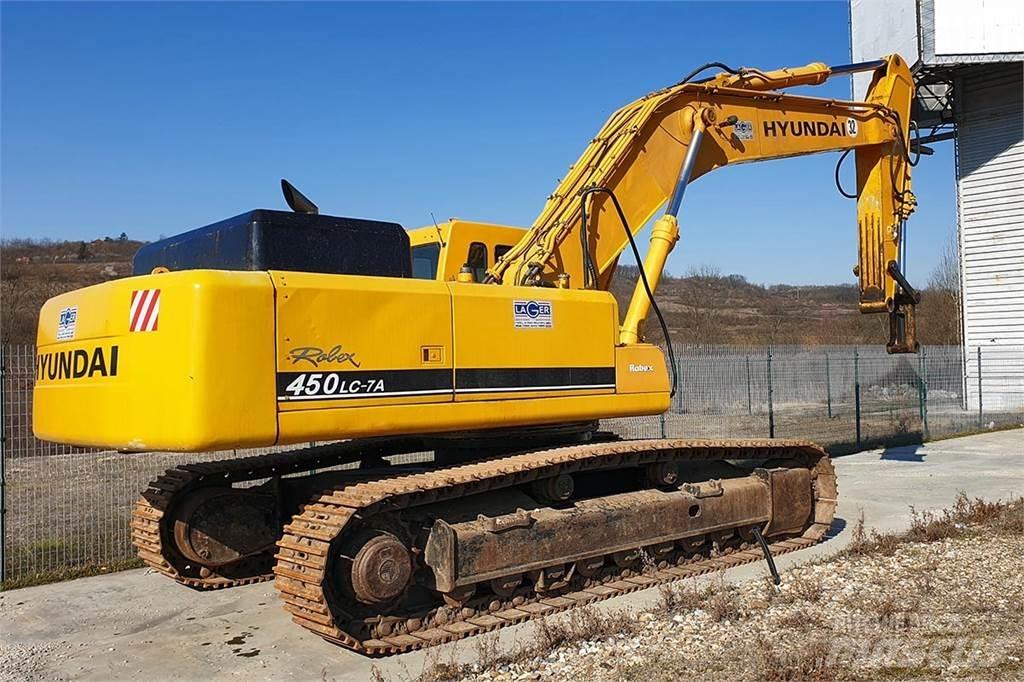 Hyundai R450LC-7A Kāpurķēžu ekskavatori