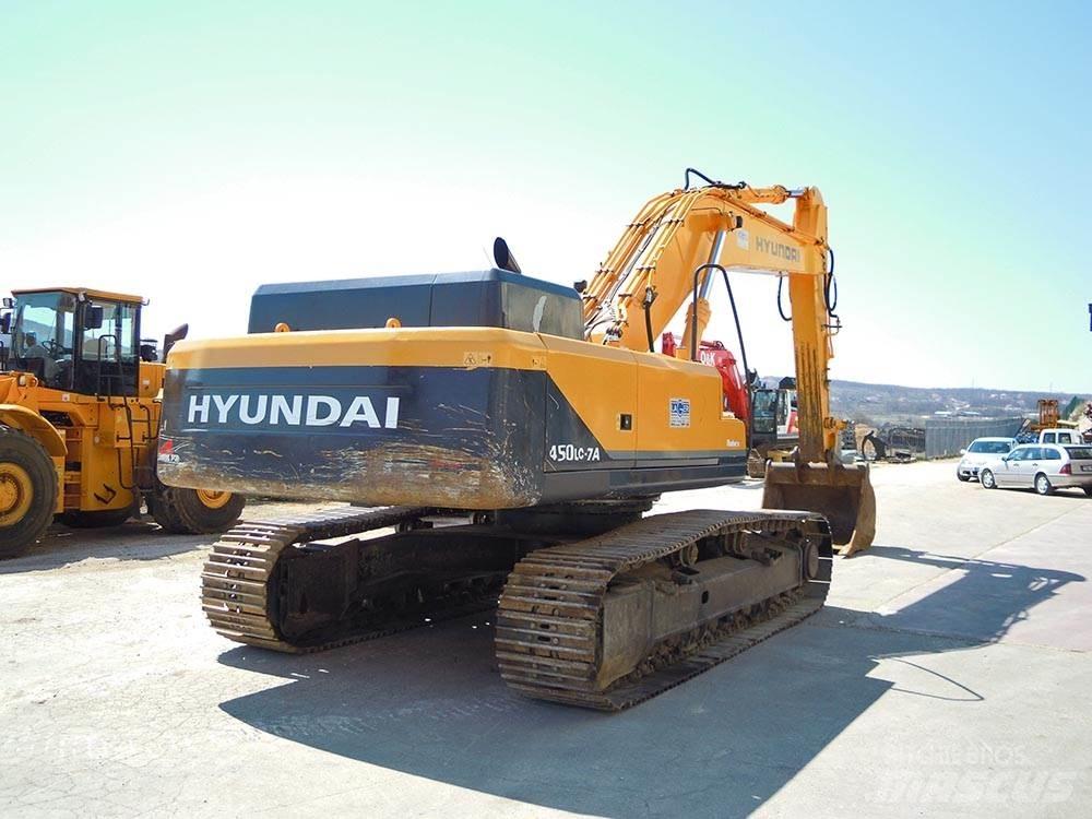 Hyundai R450LC-7A Kāpurķēžu ekskavatori