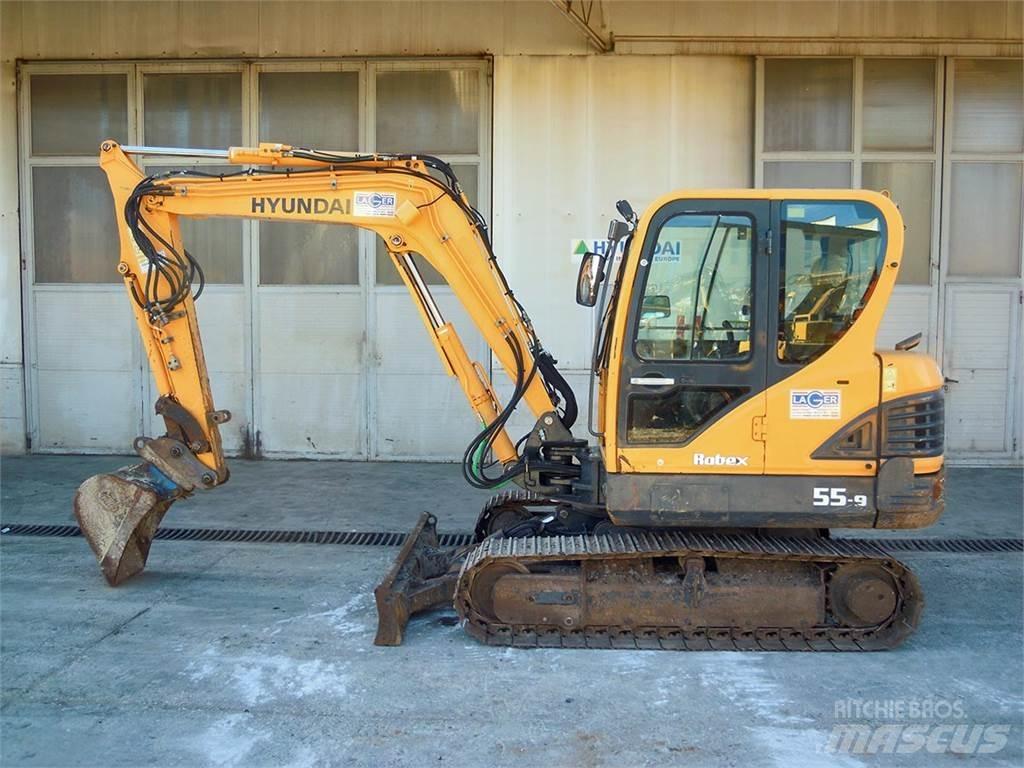 Hyundai R55-9 Mini ekskavatori < 7 t